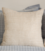 Linen Luster Silk Cushion in Papyrus